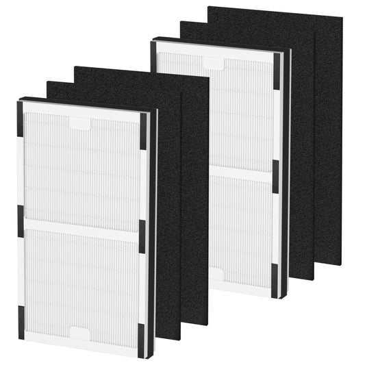 Luripid Idylis IAF-H-100C replacement filter set, 2 main filters and 4 activated carbon pads